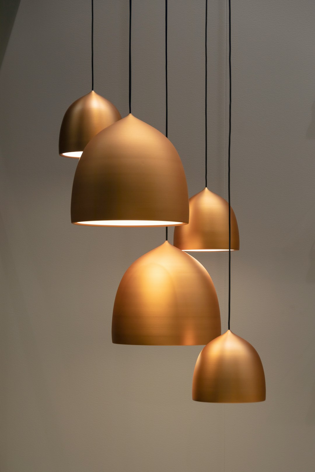Decorative brass chandelier and pendant lighting