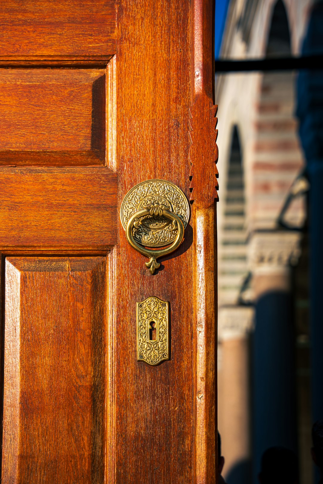 Brass door knocker